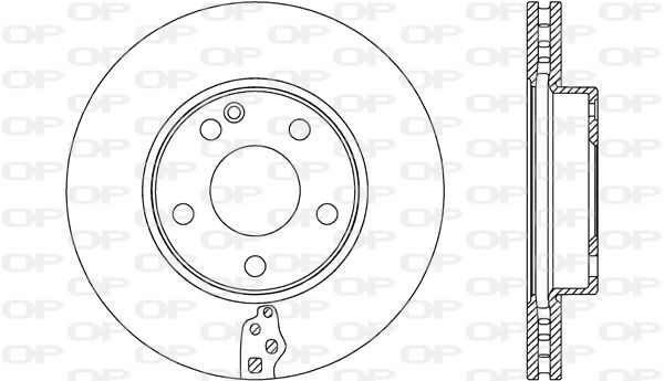 OPEN PARTS Тормозной диск BDR2643.20